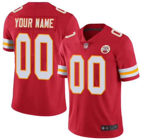 Youth Kansas City Chiefs ACTIVE PLAYER Custom Red NFL Limited Stitched Jersey